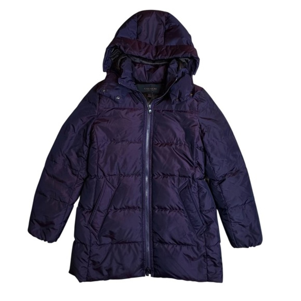 Coach Down Puffer Parka Jacket Women's Small NWT Designer Luxury Outdoor - Picture 1 of 13
